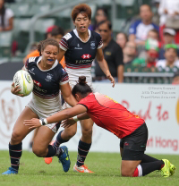 Natasha Olson-Thorne is an exceptionally talented rugby sevens player. She has immense presence on the field and never fails to give 100%. She will captain the Hong Kong Womens Rugby Sevens team at the 2016 Cathay Pacific / HSBC Hong Kong Sevens.