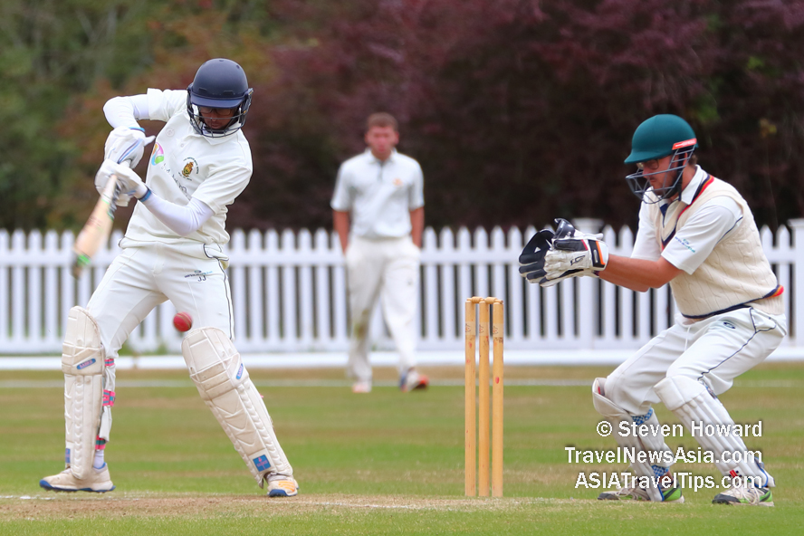 Pictures of all the action between Royal Ascot Cricket Club vs Royal Household Cricket Club on 26 September 2020. Royal Ascot beat Royal Household by 2 runs. Pictures by Steven Howard, Photographer in Ascot, Berkshire.