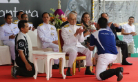 Pictures from 2014 King's Cup Elephant Polo in Bangkok, Thailand.