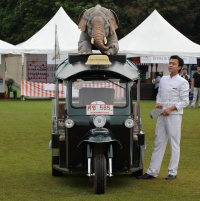 Pictures from 2014 King's Cup Elephant Polo in Bangkok, Thailand.