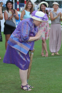 Pictures from 2014 King's Cup Elephant Polo in Bangkok, Thailand.