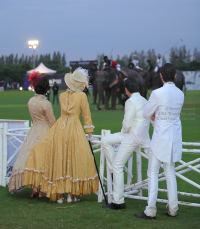 Pictures from 2014 King's Cup Elephant Polo in Bangkok, Thailand.