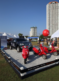 Pictures from 2017 King's Cup Elephant Polo in Bangkok, Thailand.