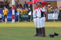 Pictures from 2017 King's Cup Elephant Polo in Bangkok, Thailand.