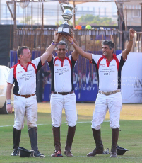 Pictures from 2017 King's Cup Elephant Polo in Bangkok, Thailand.