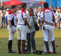 Pictures from 2017 King's Cup Elephant Polo in Bangkok, Thailand.