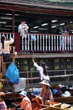 Pictures of the Floating Market near Bangkok