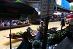 Pictures of the Floating Market near Bangkok