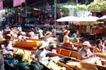 Pictures of the Floating Market near Bangkok