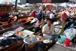 Pictures of the Floating Market near Bangkok