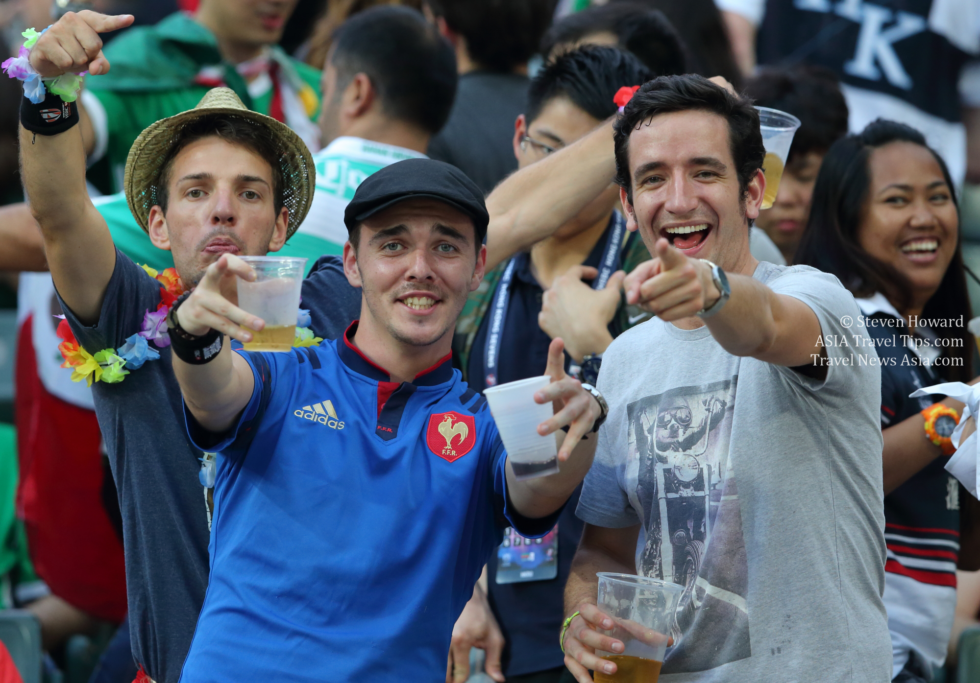 Fans at the Cathay Pacific / HSBC Hong Kong Sevens 2016