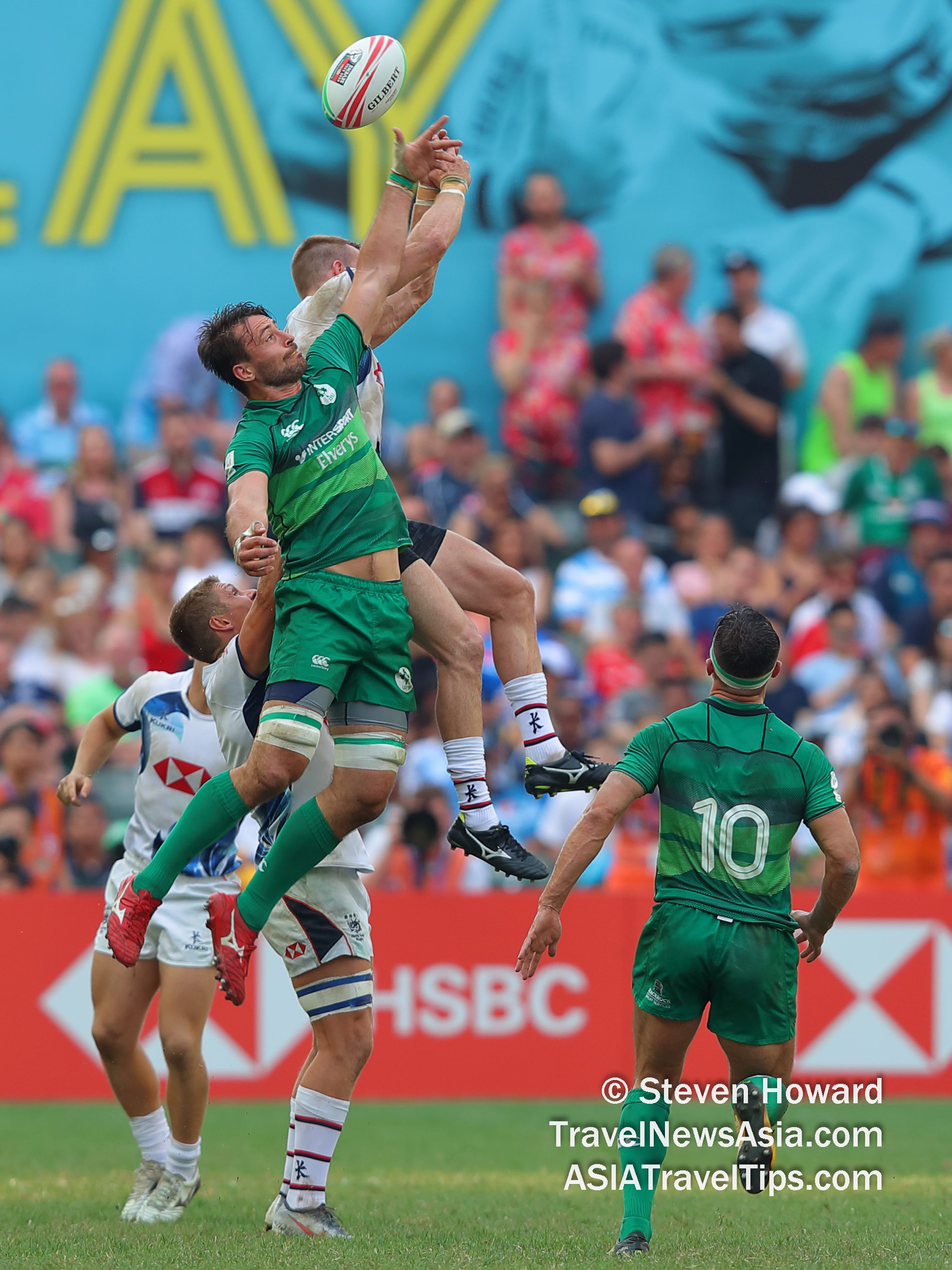 Ireland played magnificently to clinch their place on the 2020 series with victory over hosts Hong Kong on Sunday. Picture by Steven Howard of TravelNewsAsia.com Click to enlarge.