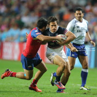 Rowan Varty performing at Hong Kong Sevens 2014