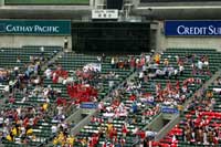 Best way to get a South Stand is to send someone early with lots of newspapers to keep a seat for you