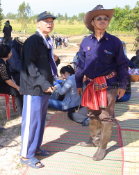 Pictures of a special rice cutting ceremony in Ku Ka Sing, Roi-Et, in honour of HM the late King Bhumibol Adulyadej of Thailand (November 2016)