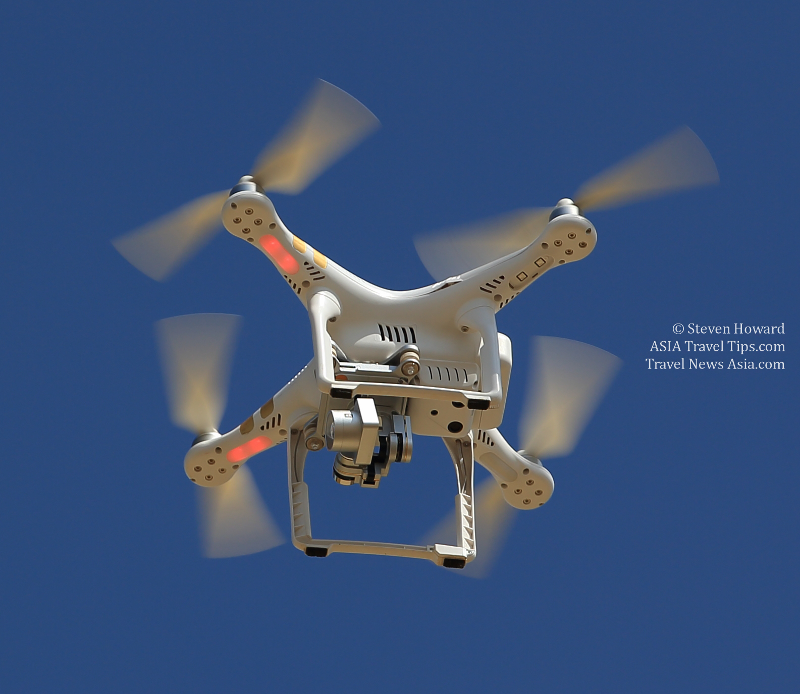 Drone [UAV] flying above the rice fields of Ku Ka Sing in Roi-Et, Thailand