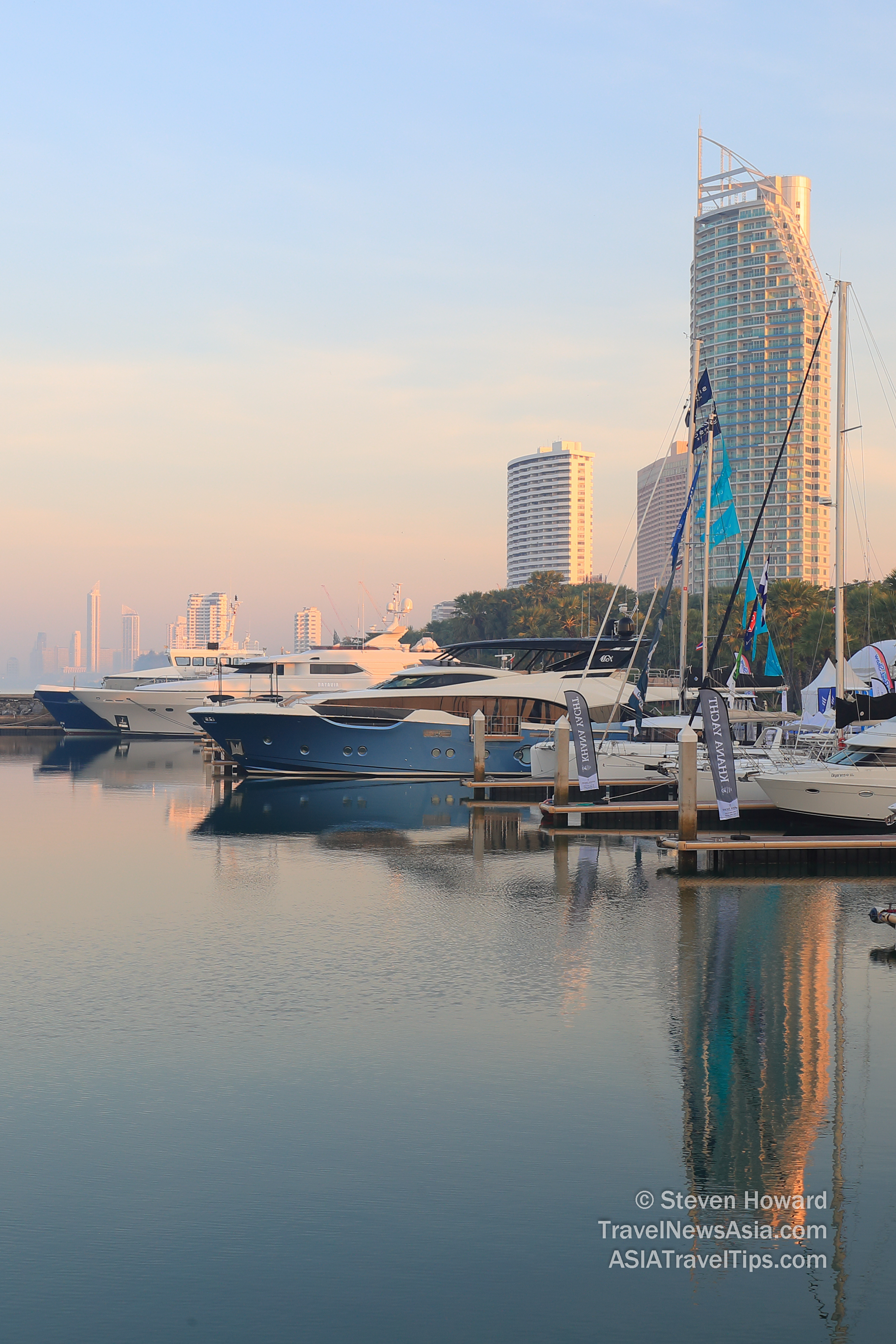 The eighth Ocean Marina Pattaya Boat Show will take place 21-24 November 2019. Picture by Steven Howard of TravelNewsAsia.com Click to enlarge.