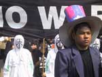 Pictures of the Bangkok Peace Rally demonstrating against military action against Iraq - 15 February, 2003
