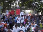 Pictures of the Bangkok Peace Rally demonstrating against military action against Iraq - 15 February, 2003