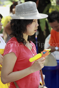 Pictures of Songkran 2012, taken on Friday, 13 April 2012, on Silom Road in Bangkok.