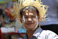 Pictures of Songkran 2012, taken on Friday, 13 April 2012, on Silom Road in Bangkok.