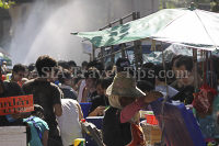 Pictures of Songkran 2012, taken on Friday, 13 April 2012, on Silom Road in Bangkok.