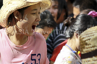 Pictures of Songkran 2012, taken on Friday, 13 April 2012, on Silom Road in Bangkok.