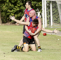 Aussie Rules Football (AFL) Pictures of Thailand Tigers in Action in Bangkok on 16 June 2012