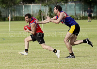 Aussie Rules Football (AFL) Pictures of Thailand Tigers in Action in Bangkok on 16 June 2012