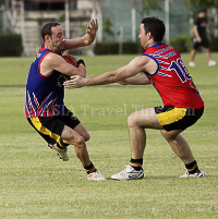 Aussie Rules Football (AFL) Pictures of Thailand Tigers in Action in Bangkok on 16 June 2012