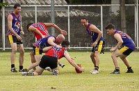 Aussie Rules Football (AFL) Pictures of Thailand Tigers in Action in Bangkok on 16 June 2012