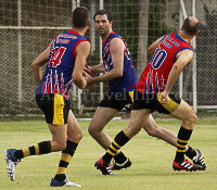 Aussie Rules Football (AFL) Pictures of Thailand Tigers in Action in Bangkok on 16 June 2012