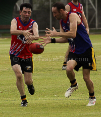 Aussie Rules Football (AFL) Pictures of Thailand Tigers in Action in Bangkok on 16 June 2012