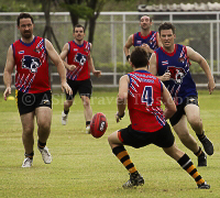 Aussie Rules Football (AFL) Pictures of Thailand Tigers in Action in Bangkok on 16 June 2012