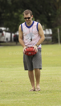 Aussie Rules Football (AFL) Pictures of Thailand Tigers in Action in Bangkok on 16 June 2012