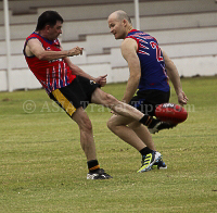 Aussie Rules Football (AFL) Pictures of Thailand Tigers in Action in Bangkok on 16 June 2012