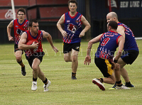 Aussie Rules Football (AFL) Pictures of Thailand Tigers in Action in Bangkok on 16 June 2012