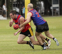 Aussie Rules Football (AFL) Pictures of Thailand Tigers in Action in Bangkok on 16 June 2012