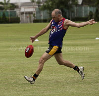 Aussie Rules Football (AFL) Pictures of Thailand Tigers in Action in Bangkok on 16 June 2012