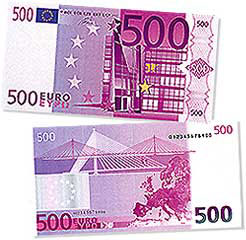 Pictures of the Euro - Coins and Notes