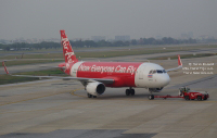 Thai AirAsia Airbus A320 at Don Mueang Airport in Bangkok, Thailand