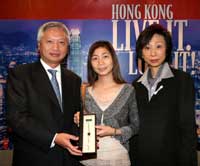 Ms Alice Liu wins Rolex Diamond Watch worth HK$ 500,000 in Hong Kong Shopping Festival Lucky Draw