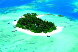 Makunudu Island in the Maldives