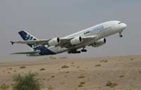 Hot Test! Airbus A380 begins Final Phase of Certification Process with World Tour - click to enlarge