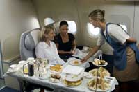 Enjoy traditional English Afternoon Tea on select Emirates flights - click to enlarge