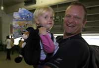Father and daughter secure tickets to the 2007 Hong Kong Rugby Sevens - click to enlarge