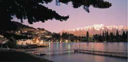 A magical sunset in Queenstown