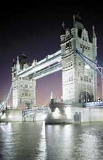 One of London's famous landmarks - Tower Bridge