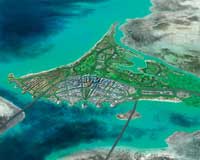 Saadiyat Island off Abu Dhabi - click to see larger version