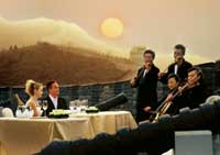 A Romantic Dinner at the Great Wall of China